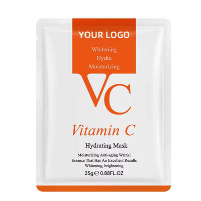 गुणवत्ता  Anti Aging Hyaluronic Acid  Face Mask Whitening Transparent Facial Vitamin C Mask कारखाना