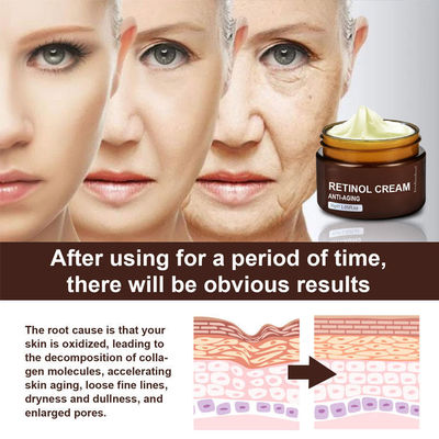Bleekend helder gezichtscrème Anti-aging Remove Wrinkles Hyaluronzuur Oogcrème