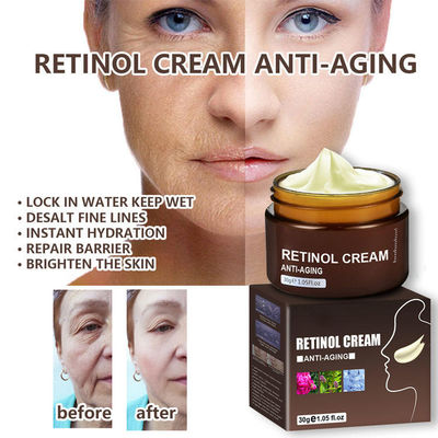 Bleekend helder gezichtscrème Anti-aging Remove Wrinkles Hyaluronzuur Oogcrème