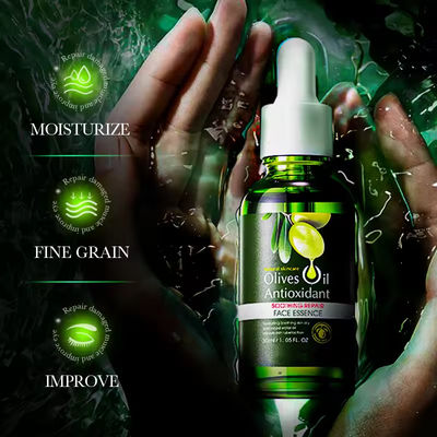روغن زیتون آرام کننده صورت سرم مایع ضد پیری اصلاح چین و چروک سرم کوچک کردن منافذ