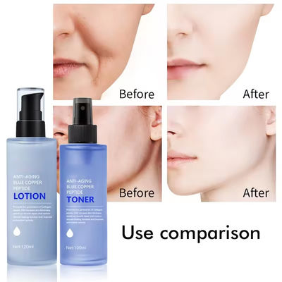 Nemlendirici Onarım Yüz Toner Anti Yaşlanma Mavi Bakır Peptid Toner