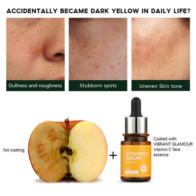 Vitamine C Vloeibare gezichtsserum Huidverlichting Serum Gezichtsverzorging Hyaluronzuur Serum