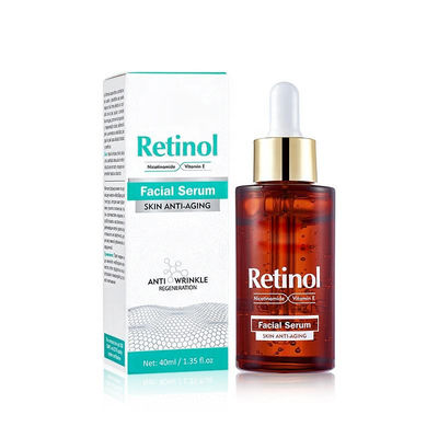 Cilt Bakımı Kıvrım Onarım Serumu Kuru Cilt için Kaba E Vitamini Sertleyici Esans Retinol Serumu