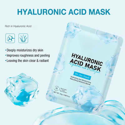 OEM ODM Ácido hialurônico multi efeito branqueador e hidratante máscara facial