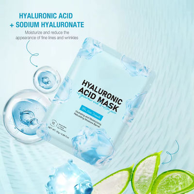 OEM ODM Ácido hialurônico multi efeito branqueador e hidratante máscara facial