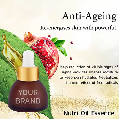 Anti-aging verhelderende en hydraterende essentiële olie voor het gezicht