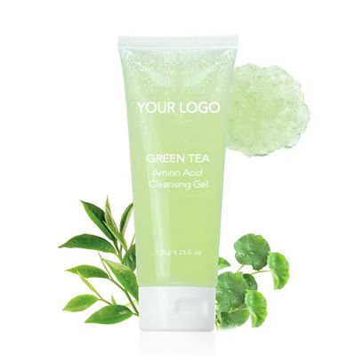 Jelly Face Cleaner Groene thee Gezicht Wassen Aminozuur Zacht Hydropeptide Reinigingsgel