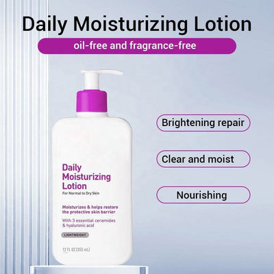 Aanpasbare dagelijkse hydraterende hyaluronzuur lotion Ceramide hydratant voor droge huid