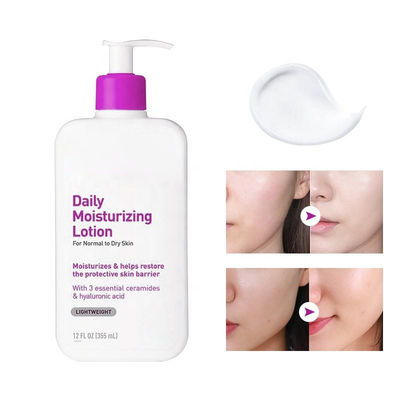 Aanpasbare dagelijkse hydraterende hyaluronzuur lotion Ceramide hydratant voor droge huid