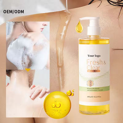 Olej kąpielowy żel prysznicowy dla kobiet o suchej skórze Długotrwały zapach Moisturizer Rice Bran