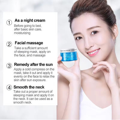 Blue Copper Peptide Repair Collagen Sleeping Mask Zamrażaj maska do pielęgnacji twarzy