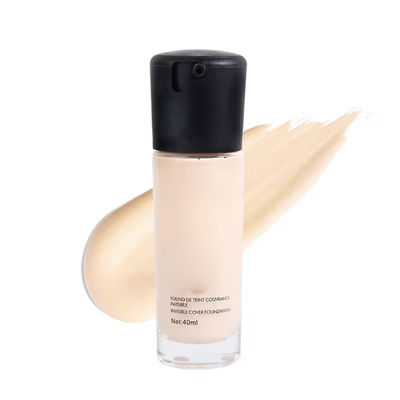 Lichte beige make-up concealer vloeibare fundering hoge natuurlijke dekking voor donkere huid