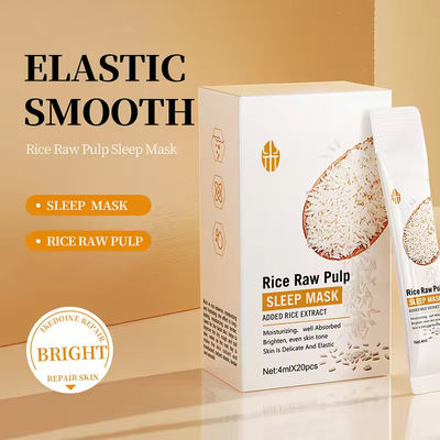 Gevochtigd gezichtsmasker Rijst Originele huid Bescherming van het gezicht Retinol masker Gevochtigd