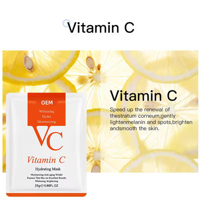 Anti-Aging Hyaluronzuur Gezichtsmasker Whitening Transparent Facial Vitamin C Mask