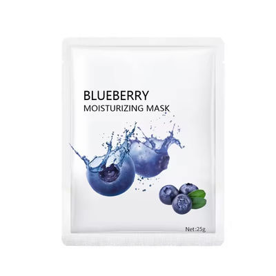 OEM ODM Versterkende bosbessen gezichtsmasker Anti-aging Verhelderende huid Whitening Mask