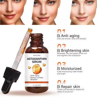 Astaxanthin Gezichtsserum Anti-Suiker Bleek Serum Anti-Oxygen Anti-Wrinkel