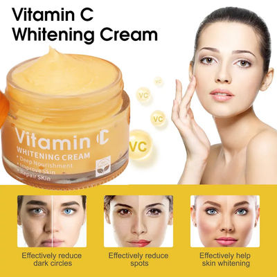 Crema para el rostro Blanqueador Hidratante Antienvejecimiento Acné Vitamina C Crema para eliminar manchas negras