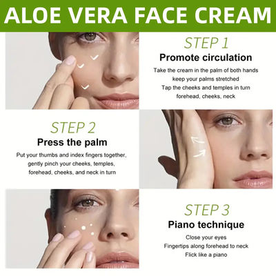 Kem dưỡng ẩm tự nhiên Vitamin E Aloe Vera Kem chống lão hóa sửa chữa khuôn mặt