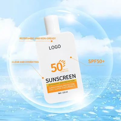 Женщины Сухое лицо Кожа Красота Косметика Солнцезащитный крем SPF 50 Крем Легкий солнцезащитный гель