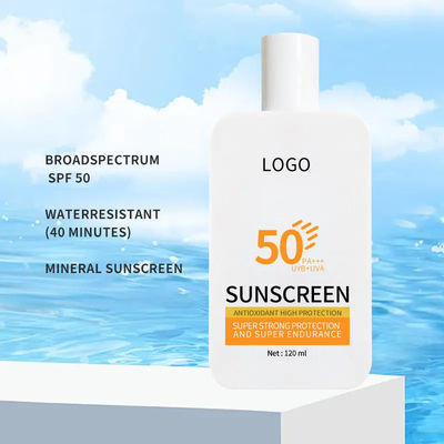 Женщины Сухое лицо Кожа Красота Косметика Солнцезащитный крем SPF 50 Крем Легкий солнцезащитный гель