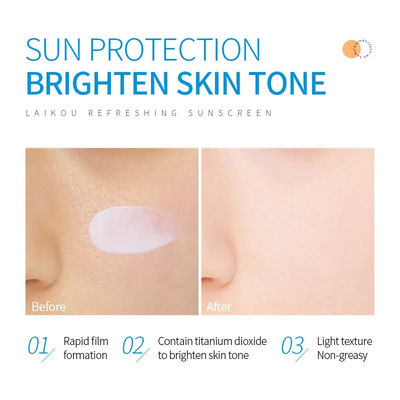 واقي الشمس مكياج تبييض حماية الأشعة فوق البنفسجية SPF 50+ Pa+++ مرطبة واقي الشمس كريم للوجه الجسم