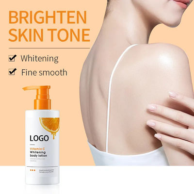 Gepersonaliseerd Privélabel Biologische Witte lichaamslotion Vlekken verwijderen Lichaamsbevochtiger Melk Whitening voor zwarte huid