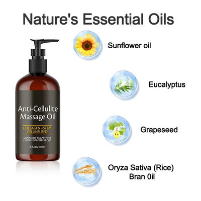 OEM Argan Olej do masażu ciała Anti-cellulit Utrata masy ciała Światłość skóry do pielęgnacji ciała