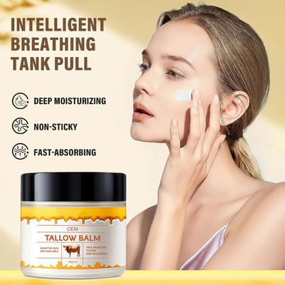 OEM ODM Tallow en honingbalsem Creme Natuurlijke tallow vochtinbrengende crème voor gezicht en lichaam Crème voor alle huidtypes