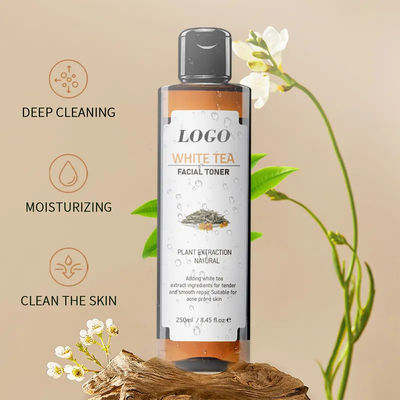 Diversos ingredientes hidratantes refinam os poros e tornam suave a pele Branqueador facial Toner para hiperpigmentação