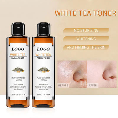 Diversos ingredientes hidratantes refinam os poros e tornam suave a pele Branqueador facial Toner para hiperpigmentação