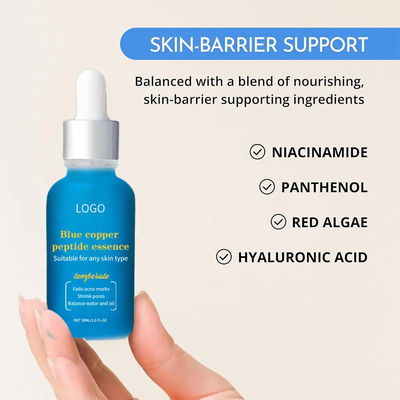 OEM B5 ซ่อมแซมใบหน้าทองแดง สะอาด Niacinamide Retinol Face Peptide Serum