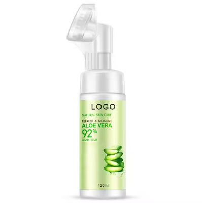 Gezichtsreiniger Foam Exfoliating Reiniging Mousse Pore Vocht Huidverzorging Wassen Mousse Reiniger met borstel