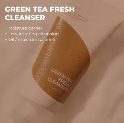 Grüner Tee Frischreiniger sanfter Feuchtigkeitsspender Anti-Aging Gel Gesichtsreiniger Waschmittel für alle Hautpflege