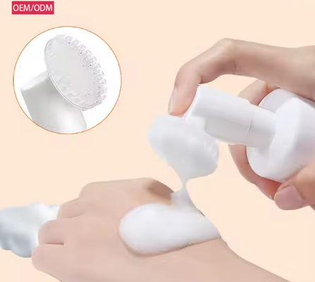 Privélabel Custom Biologisch Gezicht Wassen Kalmerend Huid Verhelderen Natuurlijke Vegan Kurkuma Bubble Foaming Gezichtsreiniger