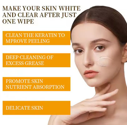 Op maat gemaakte huidverzorging Oranje gezichtsreiniger Peeling gel vochtverzorgende reiniging exfoliërende dode huid verwijdering gezicht was gel