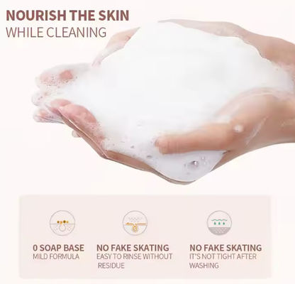 Organic OEM Face Wash Foam Rich Oil Control Maquiagem suave Removendo limpeza da pele Branqueamento de rosto Lavar para pele oleosa