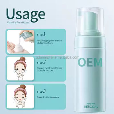 Hidratante hidratante facial Lava espuma mousse limpeza profissional mousse espuma de limpeza facial