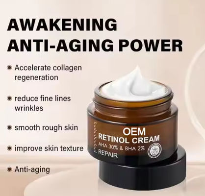 Crème hydratante pour soins de la peau VC Anti-âge OEM Crème hydratante pour le visage