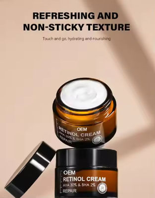 Crème hydratante pour soins de la peau VC Anti-âge OEM Crème hydratante pour le visage
