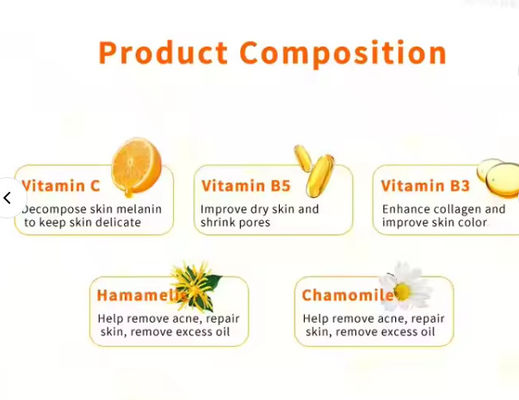 Crema per il viso Crema anti-invecchiamento e acido ialuronico Vitamina C Crema per il viso per la rimozione del melasma