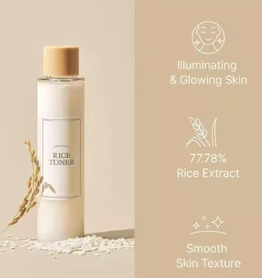 Produit pour le soin de la peau Vegan Skin Brightening Facial Care Skin Toner Je suis de riz Toner 150ml