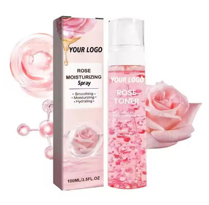 Etichetta privata Coreano idratante per la cura della pelle cura della pelle naturale organico pura acqua di rosa Facial mist Facial Toner Spray per il viso