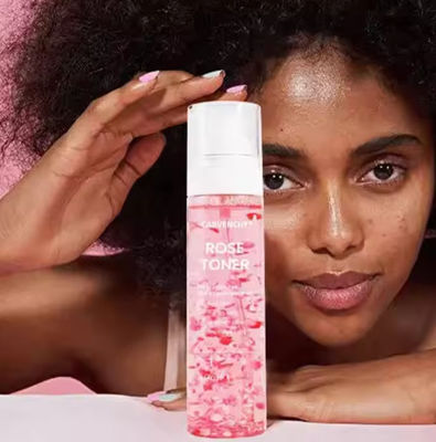 Etichetta privata Coreano idratante per la cura della pelle cura della pelle naturale organico pura acqua di rosa Facial mist Facial Toner Spray per il viso