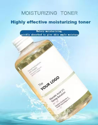 Cura della pelle del viso 7% Acido glicolico Acido fruttato Siero idratante idratante Elimina i punti neri Toner