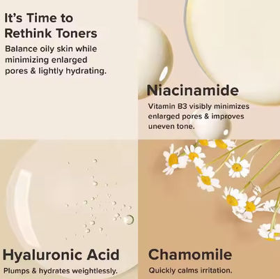 Hyaluronic Toner Reis Wasser Rose Feuchtigkeit Tonic Öl Kontrolle Hydratisierende Gesichtstoner