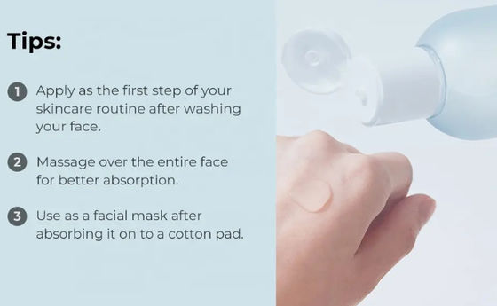 Hyaluronic Toner Reis Wasser Rose Feuchtigkeit Tonic Öl Kontrolle Hydratisierende Gesichtstoner