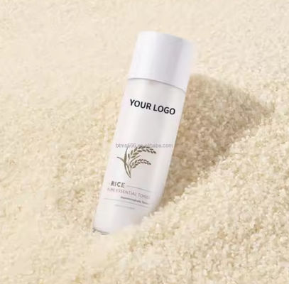 Toner organico per la pelle del viso con riso Coreano Marca privata Ingrosso Crema idratante per il viso Acqua Toner essenziale puro di riso