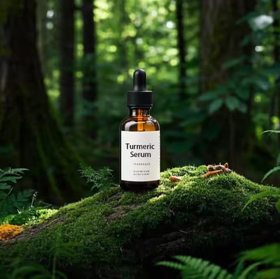 Kurkuma Biologische anti-aging gezichtsolie Vitamine C Gezichtsbleek Serum Huidverzorgingsproduct Verlichting