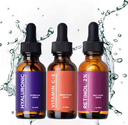 Etichetta privata Coreano di alta qualità sbiancante biologico naturale sbiancante vitamina C E collagene viso anti-invecchiamento siero set