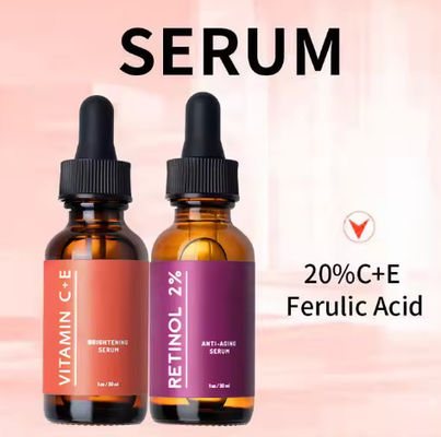 Etichetta privata Coreano di alta qualità sbiancante biologico naturale sbiancante vitamina C E collagene viso anti-invecchiamento siero set